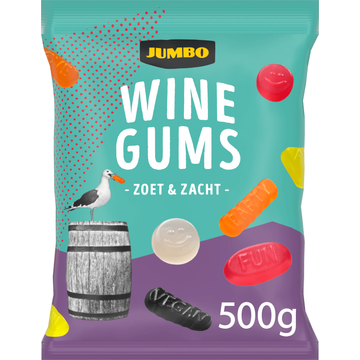 Jumbo Winegums Zoet & Zacht 500 g