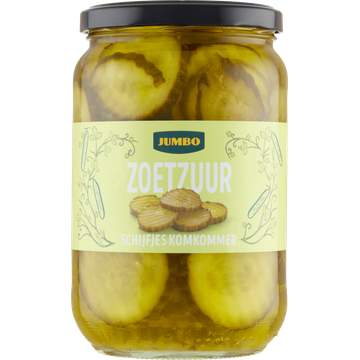 Jumbo Zoetzuur Schijfjes Komkommer 670 g