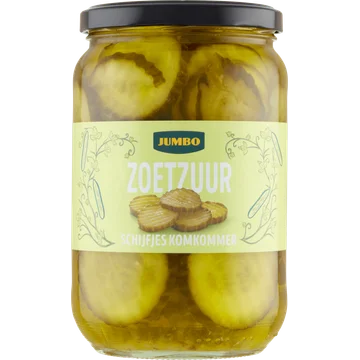 Jumbo Zoetzuur Schijfjes Komkommer 670 g