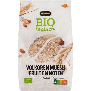 Jumbo Biologisch Volkoren Muesli Fruit en Noten 500 g