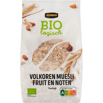 Jumbo Biologisch Volkoren Muesli Fruit en Noten 500 g