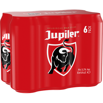 Jupiler Belgische Pils Bier Blikken 6 x 44 cl