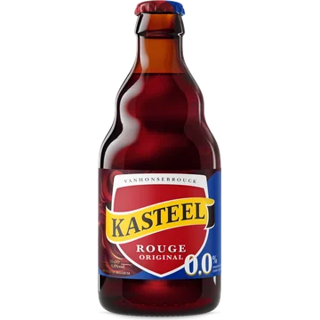 Kasteel - Rouge - 0.0% Alcoholvrij - Fles - 330ML