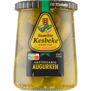 Kesbeke Zoet Zuur Amsterdamse Augurken 495 g
