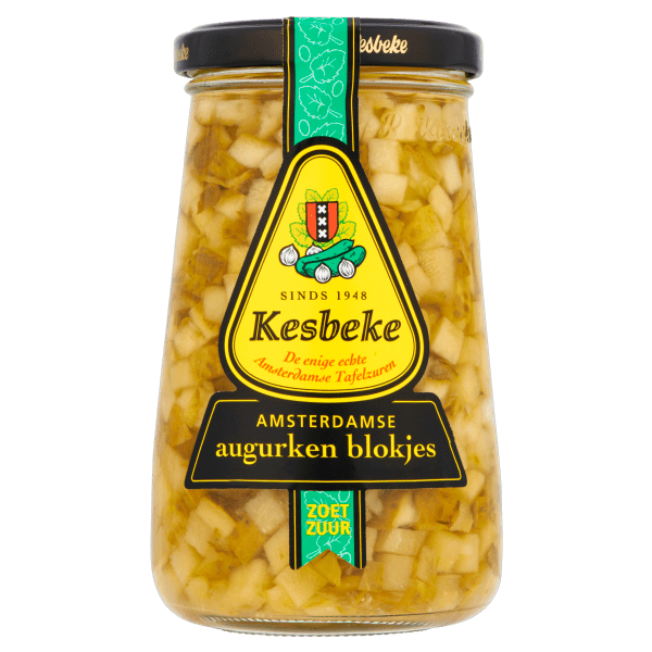Kesbeke Augurkenblokjes Pot 370 ml