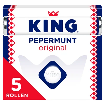 King Pepermunt 5-pack Doos 220 g