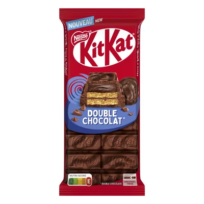 KitKat Chocoladereep double chocolat Wikkel 99 g