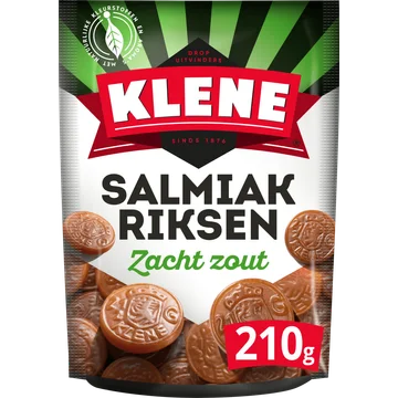 Klene Drop Salmiakriksen 210g