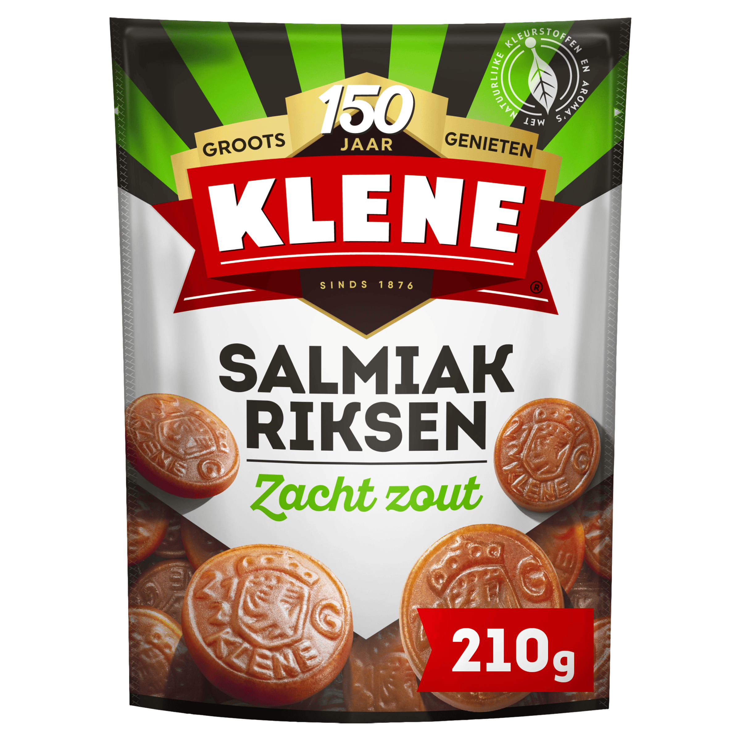 Klene Salmiakriksen Zak 210 g