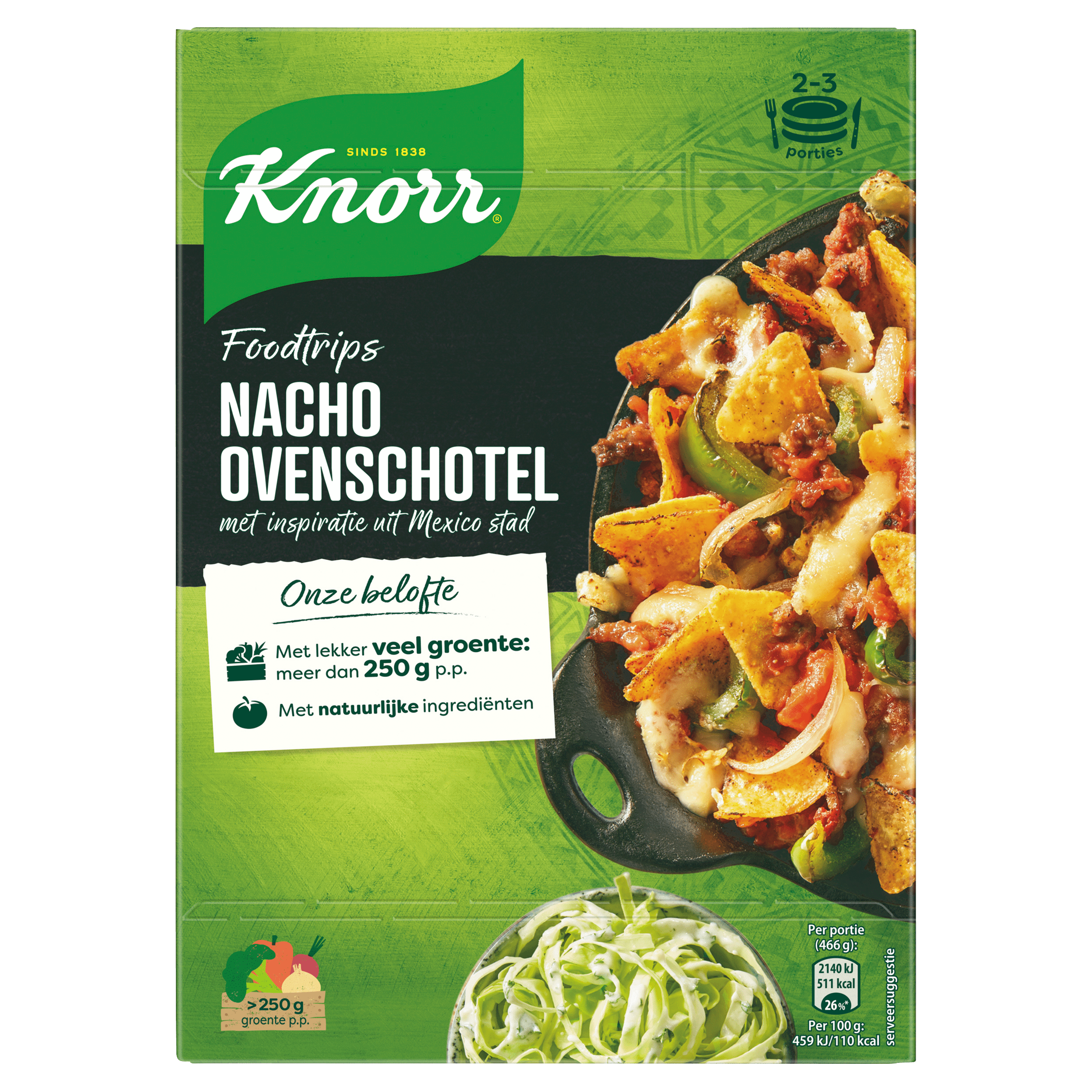 Knorr Wereldgerechten foodtrip nacho chili Pak 190 g