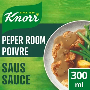 Knorr Saus in Pak Peper Roomsaus 300 ml