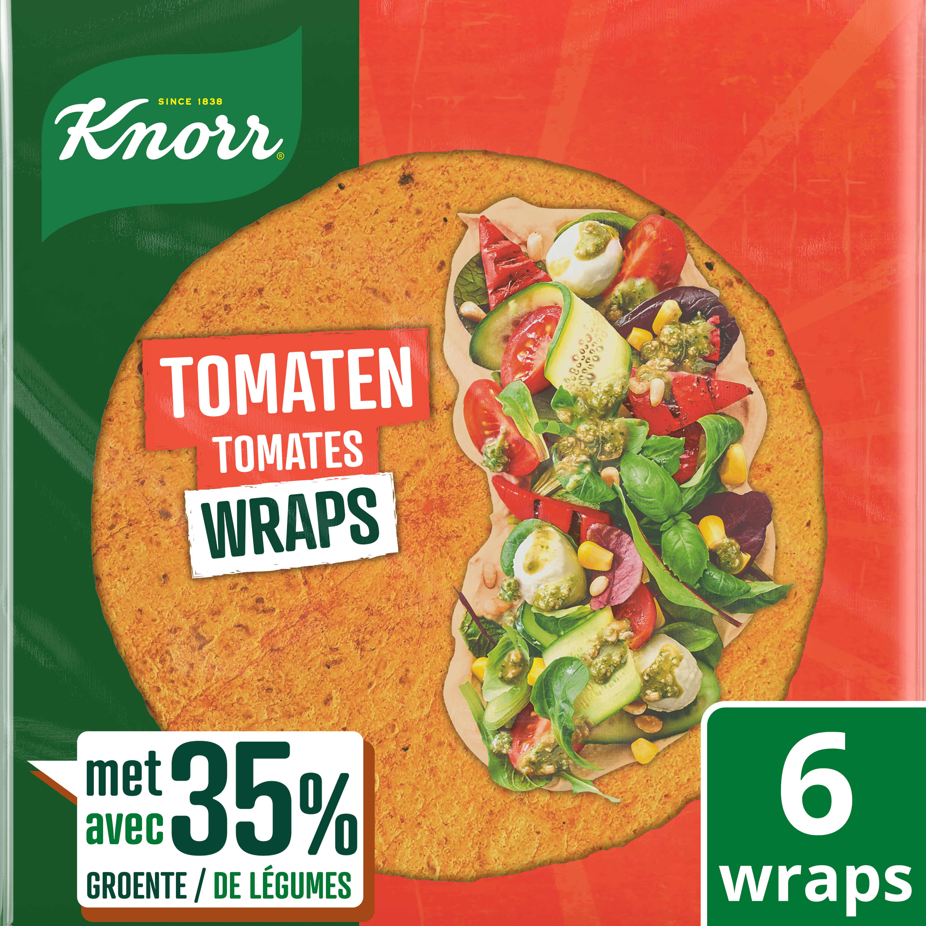 Knorr Groentewrap Tomaat Stazak 240 g