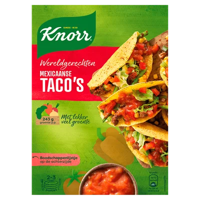 Knorr Wereldgerecht Taco's Doos 136 g