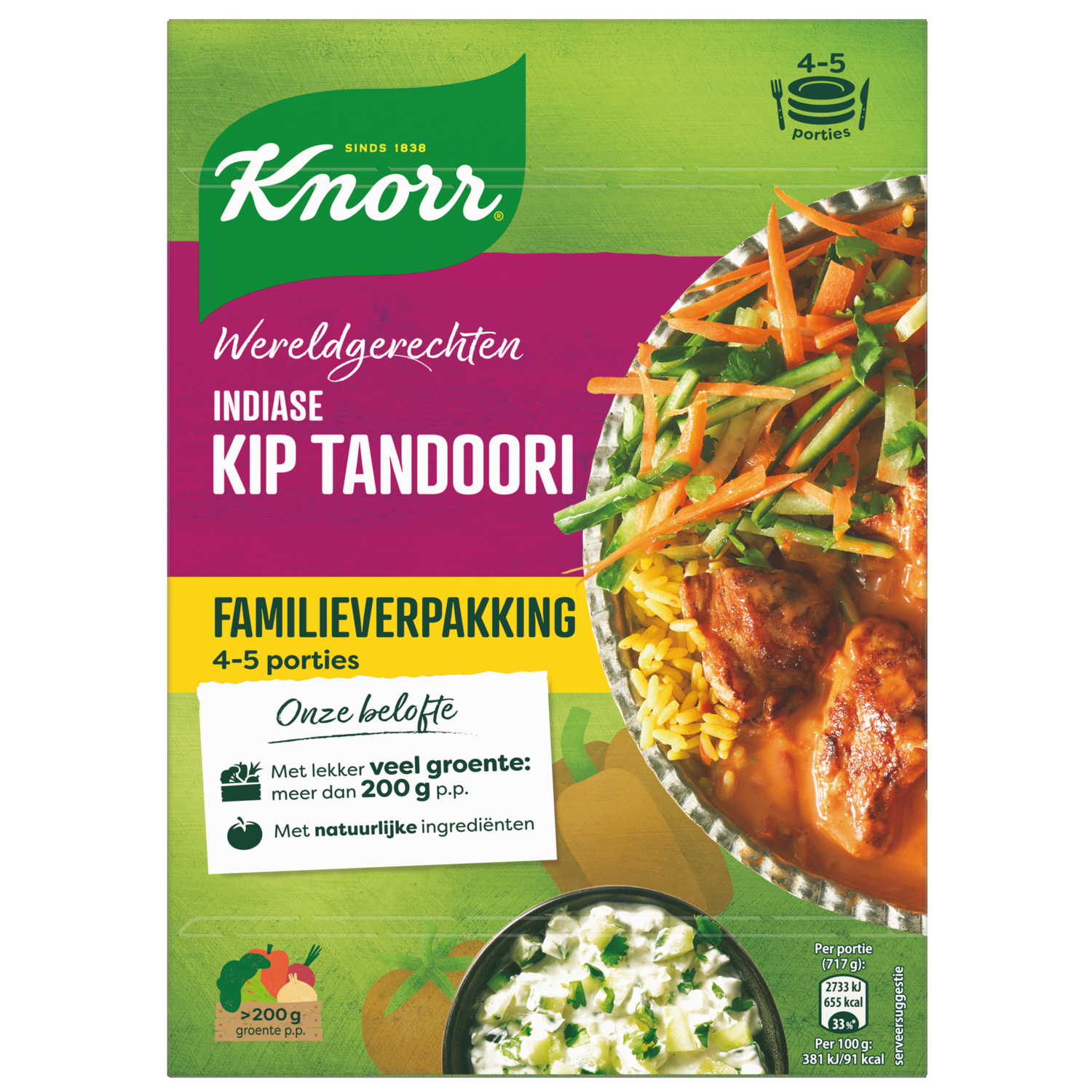 Knorr Wereldgerecht indiase kip tandoorii XL