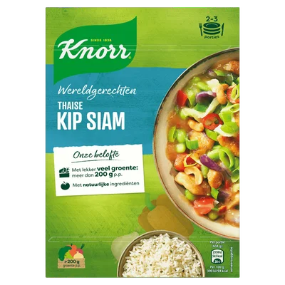 Knorr Wereldgerecht Kip siam Doos 300 g