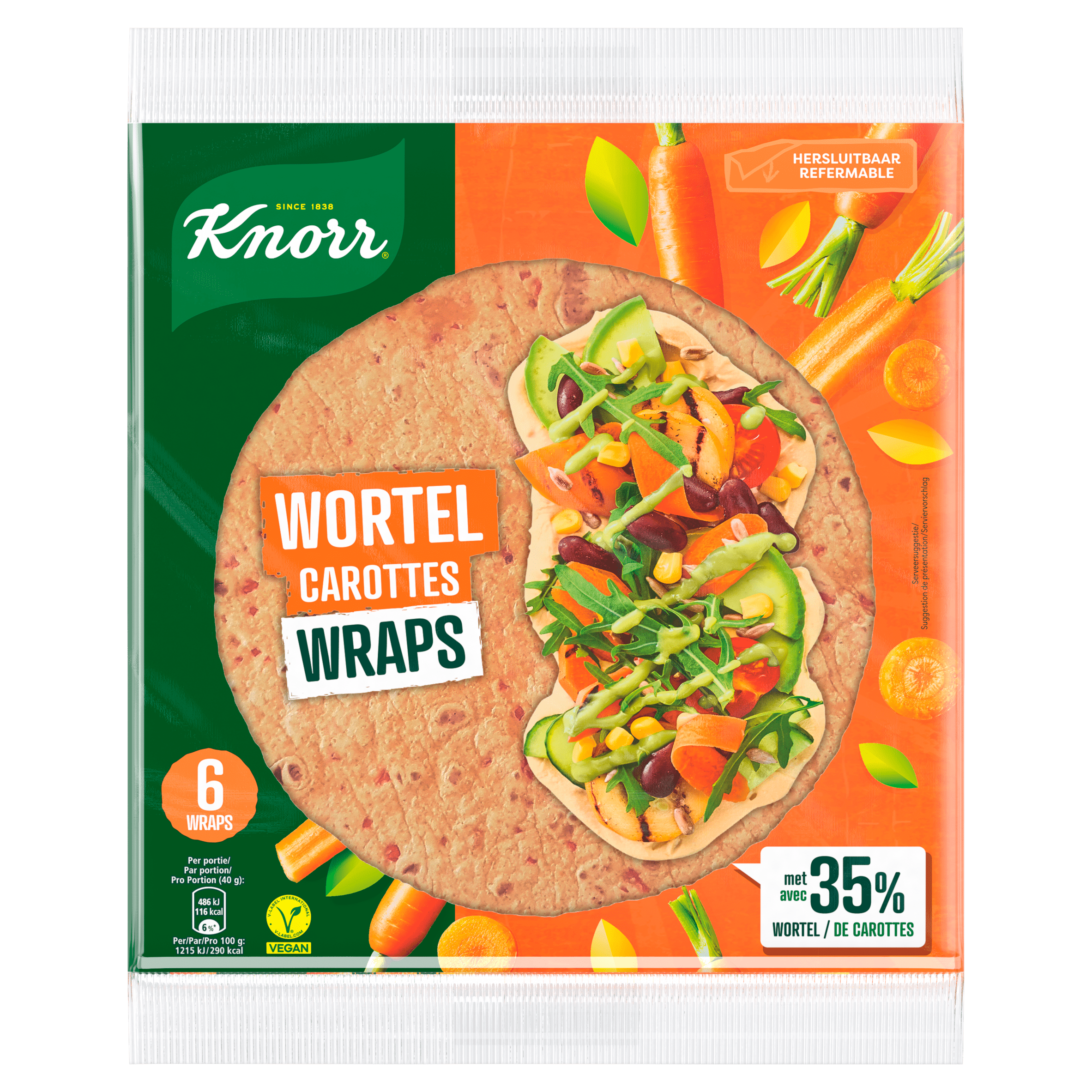 Knorr Groentewrap Wortel Stazak 240 G