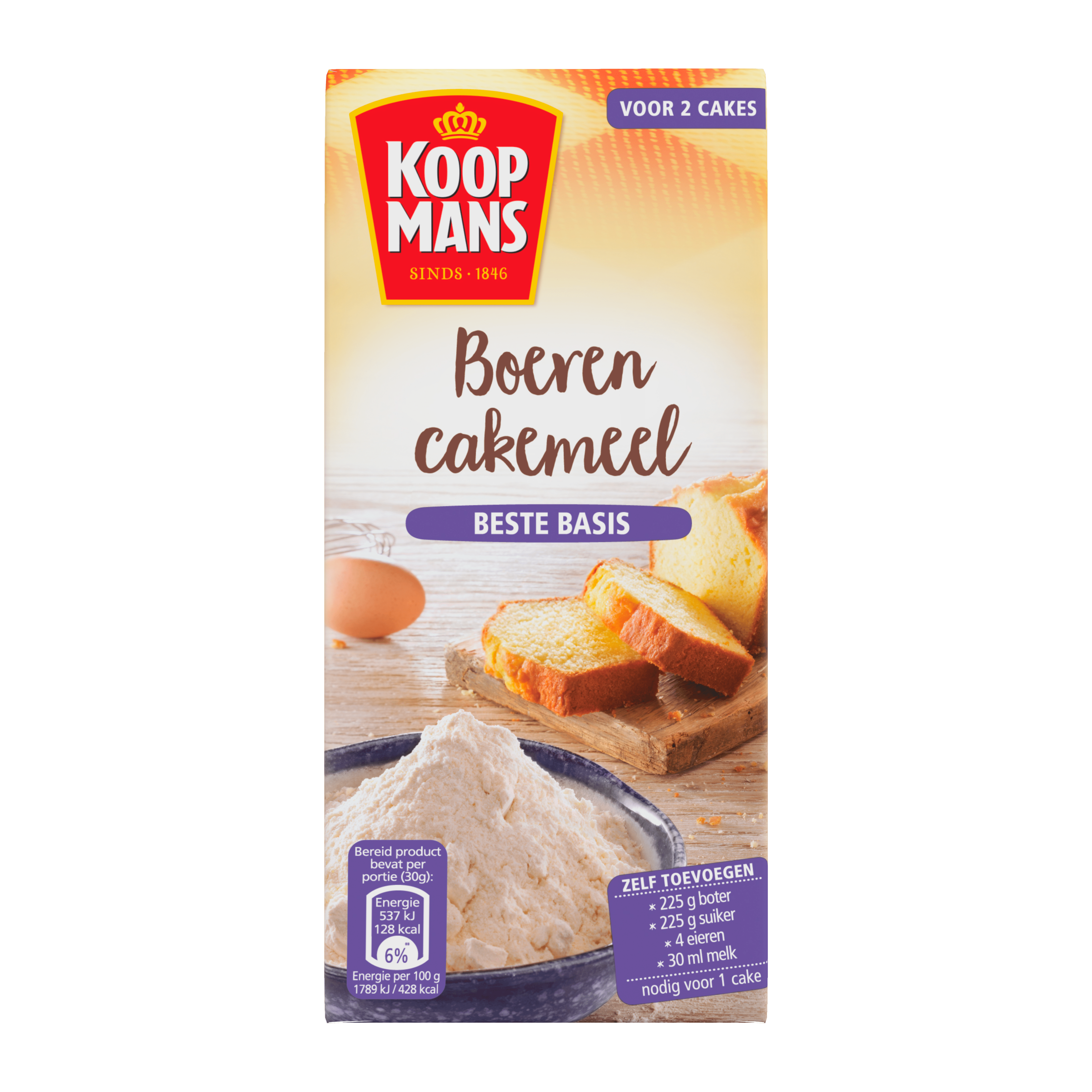 Koopmans Boerencakemeel Doos 450 g