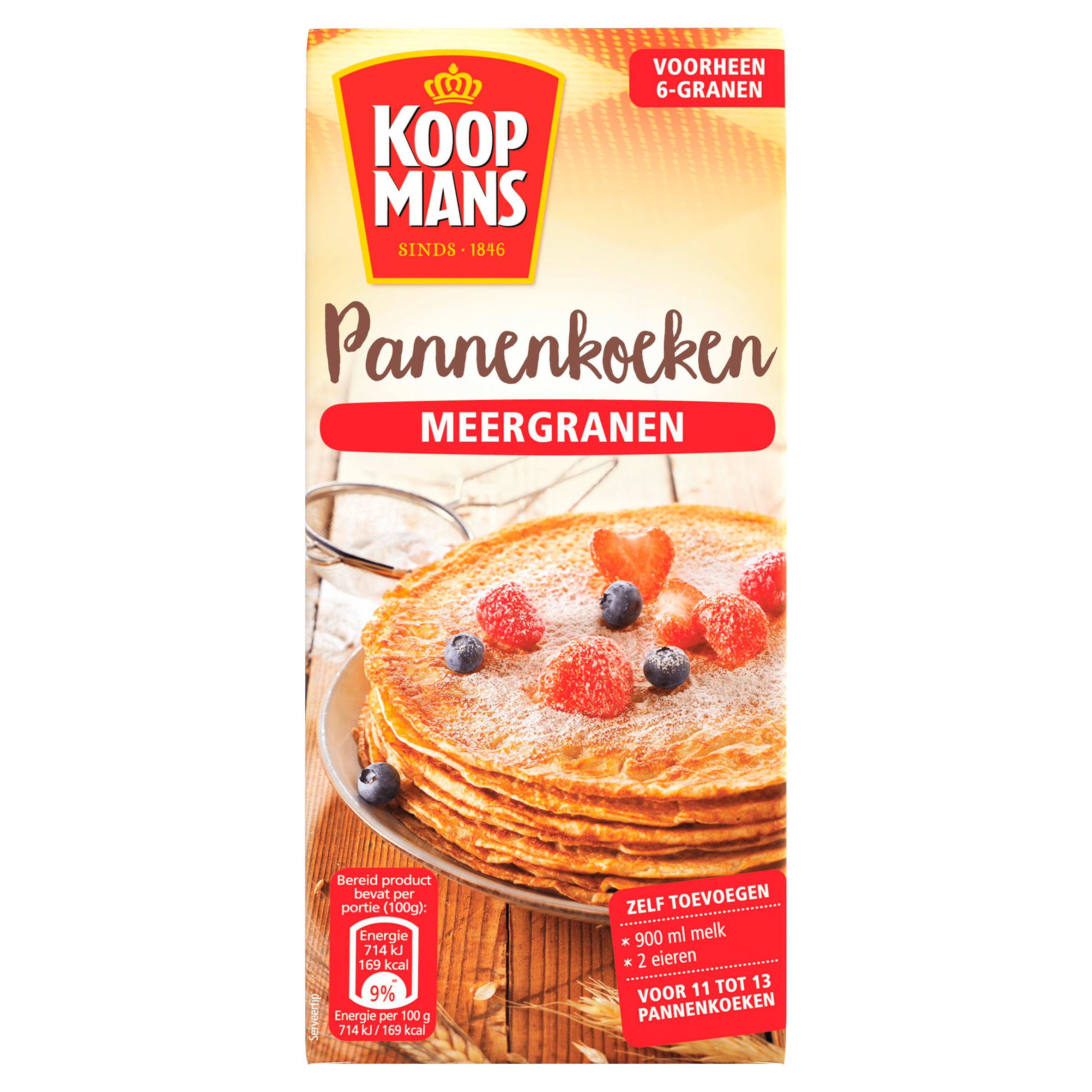 Koopmans Pannenkoekenmix meergranen Pak 400 g