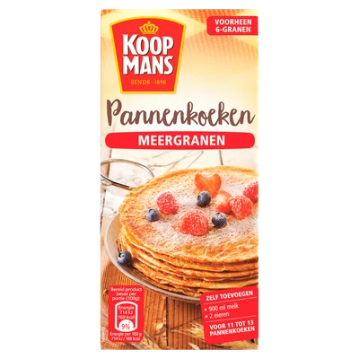Koopmans Pannenkoekenmix meergranen Pak 400 g