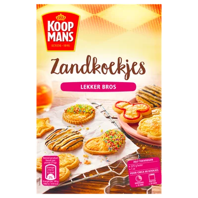 Koopmans Zandkoekjes bakmix