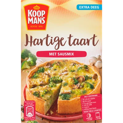 Koopmans Hartige taartmix Doos 260 g