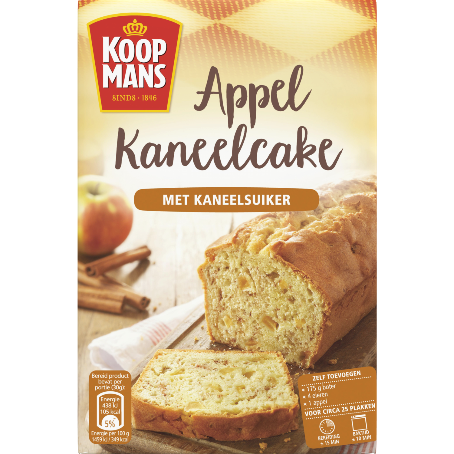 Koopmans Cake mix appel/kaneel