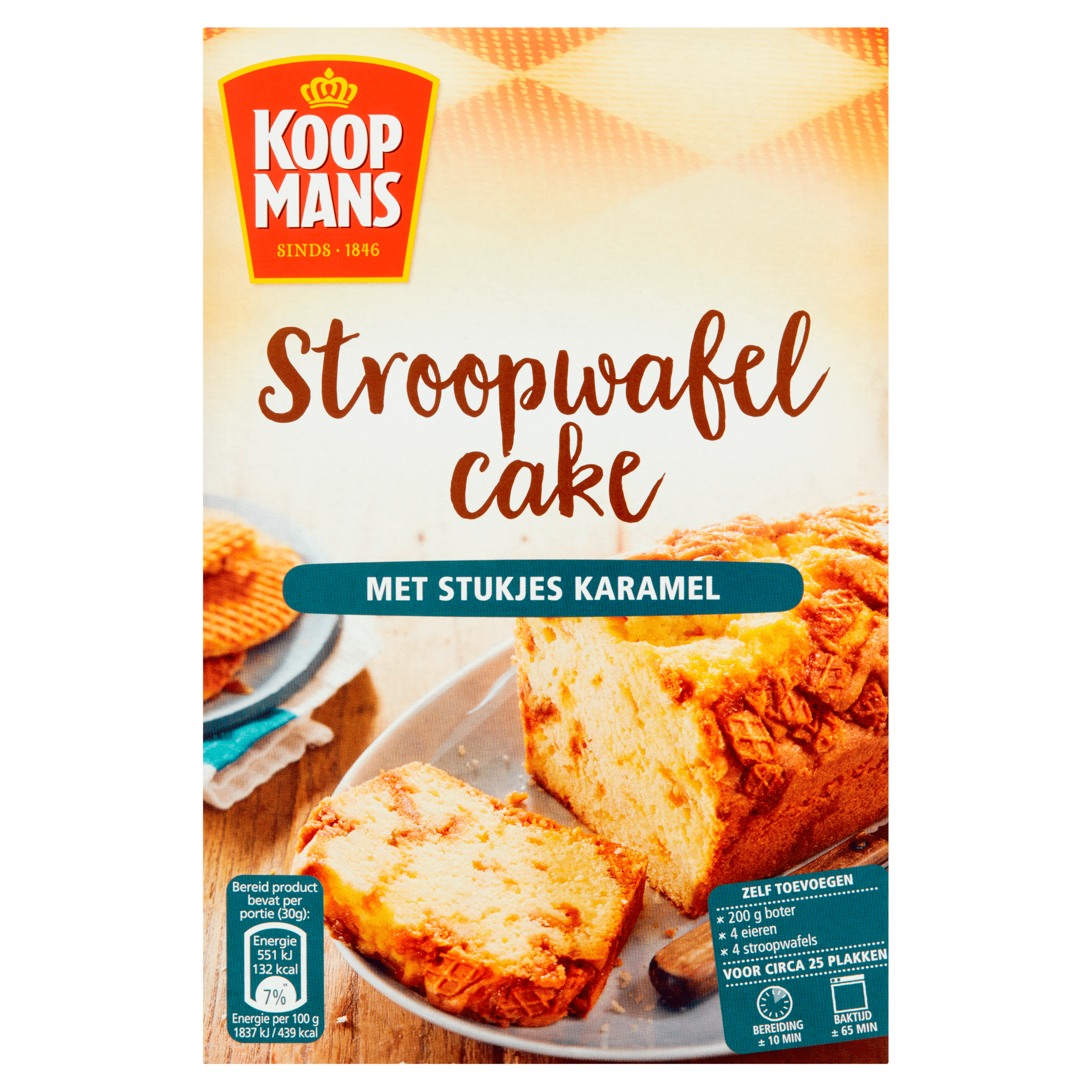 Koopmans mix voor stroopwafelcake