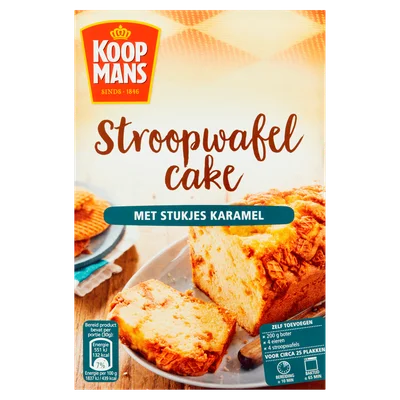 Koopmans mix voor stroopwafelcake