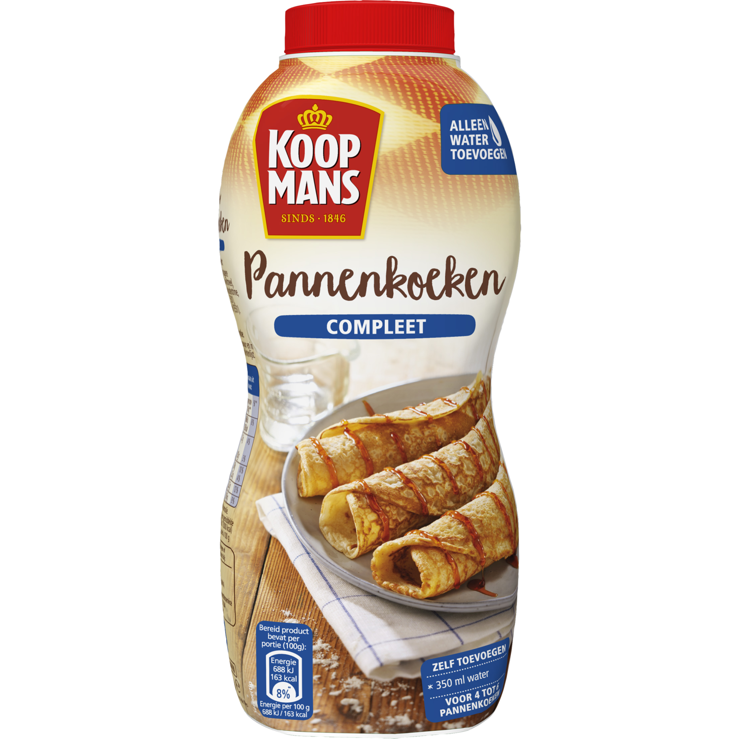 Koopmans Pannenkoekenmix shaker scharrelei