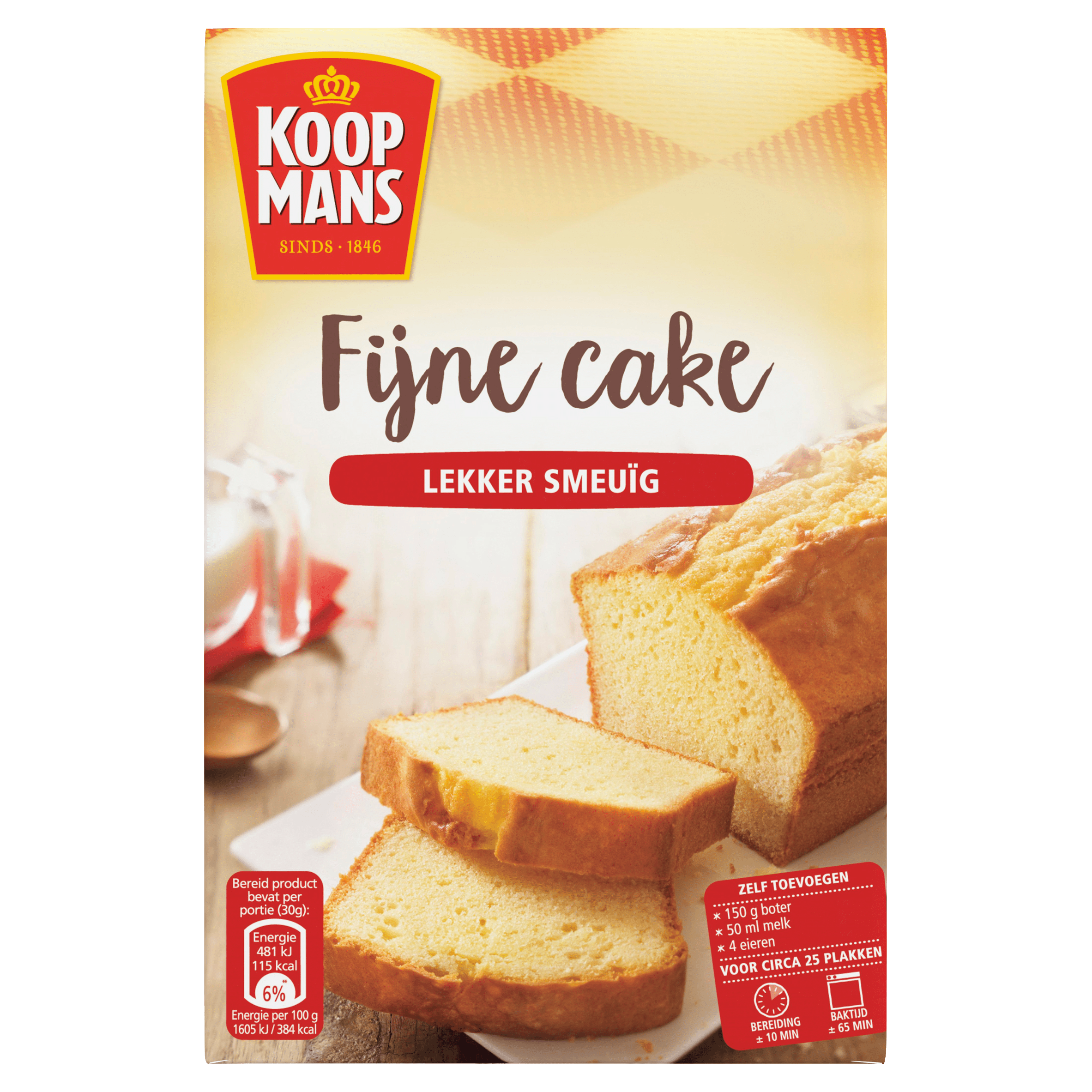 Koopmans Fijne cake bakmix Pak 400 g