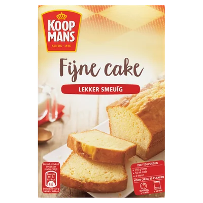 Koopmans Fijne cake bakmix Pak 400 g
