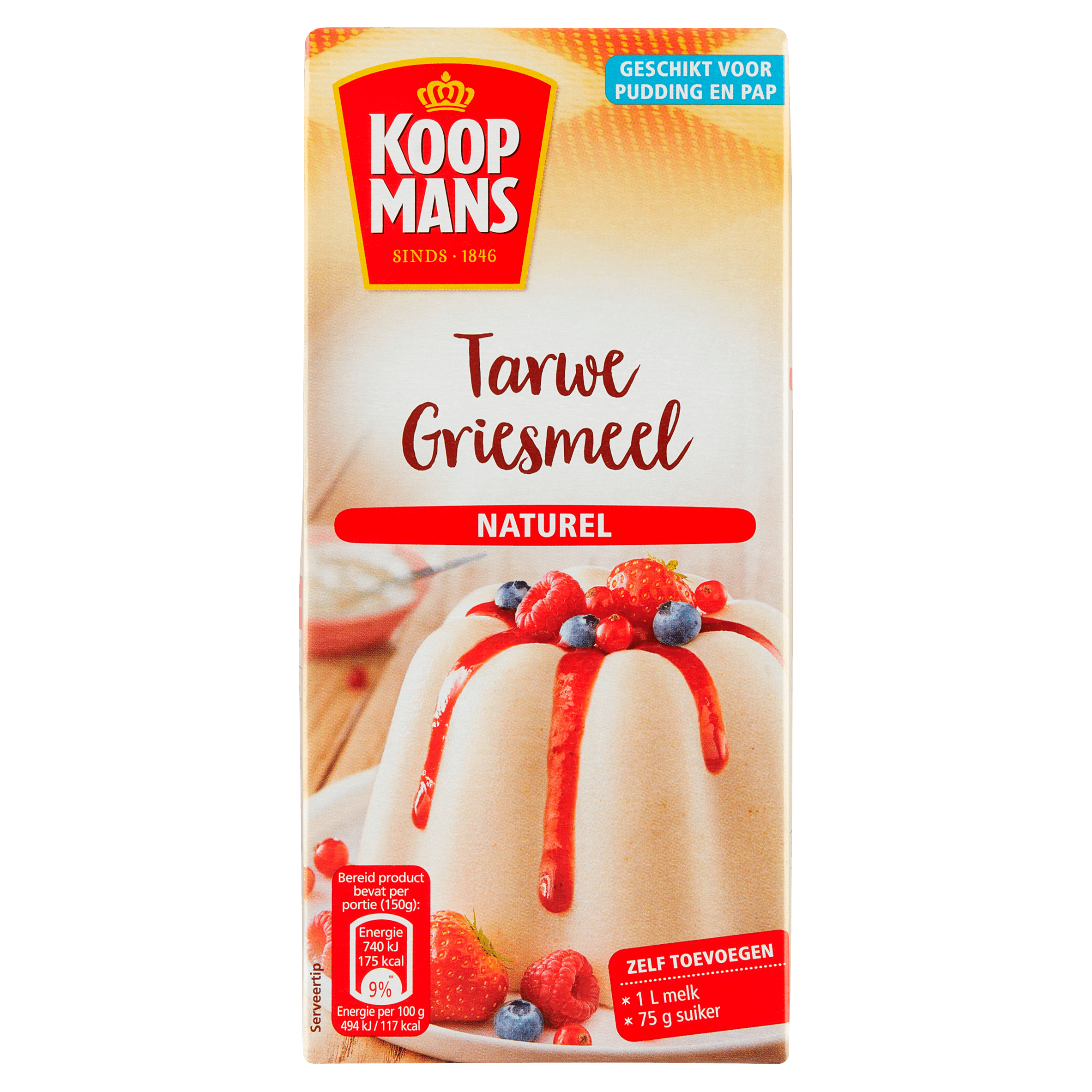 Koopmans Tarwegriesmeel Pak 500 g