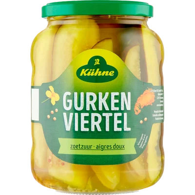 Kühne Gurkenviertel zoetzuur