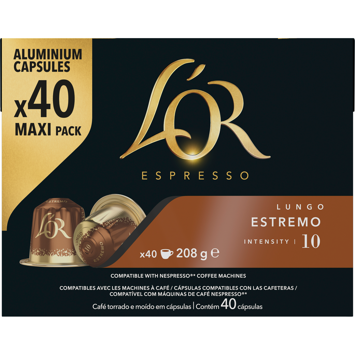 L'Or Koffiecups lungo estremo