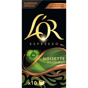 L'OR Espresso Hazelnut Smaak 10 Capsules 52 g