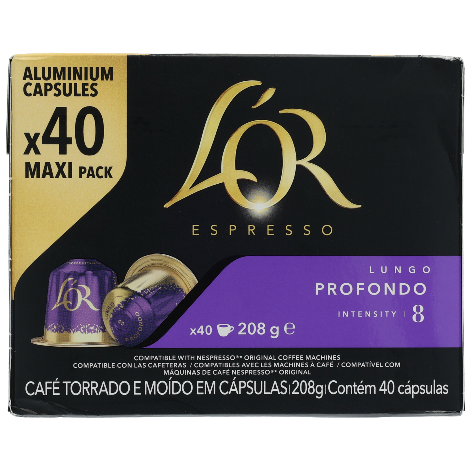 L'OR Lungo Profondo Koffiecups Familiepak