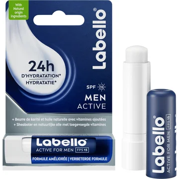 Labello Men Active SPF 15 met Natuurlijke Ölien 4,8 g