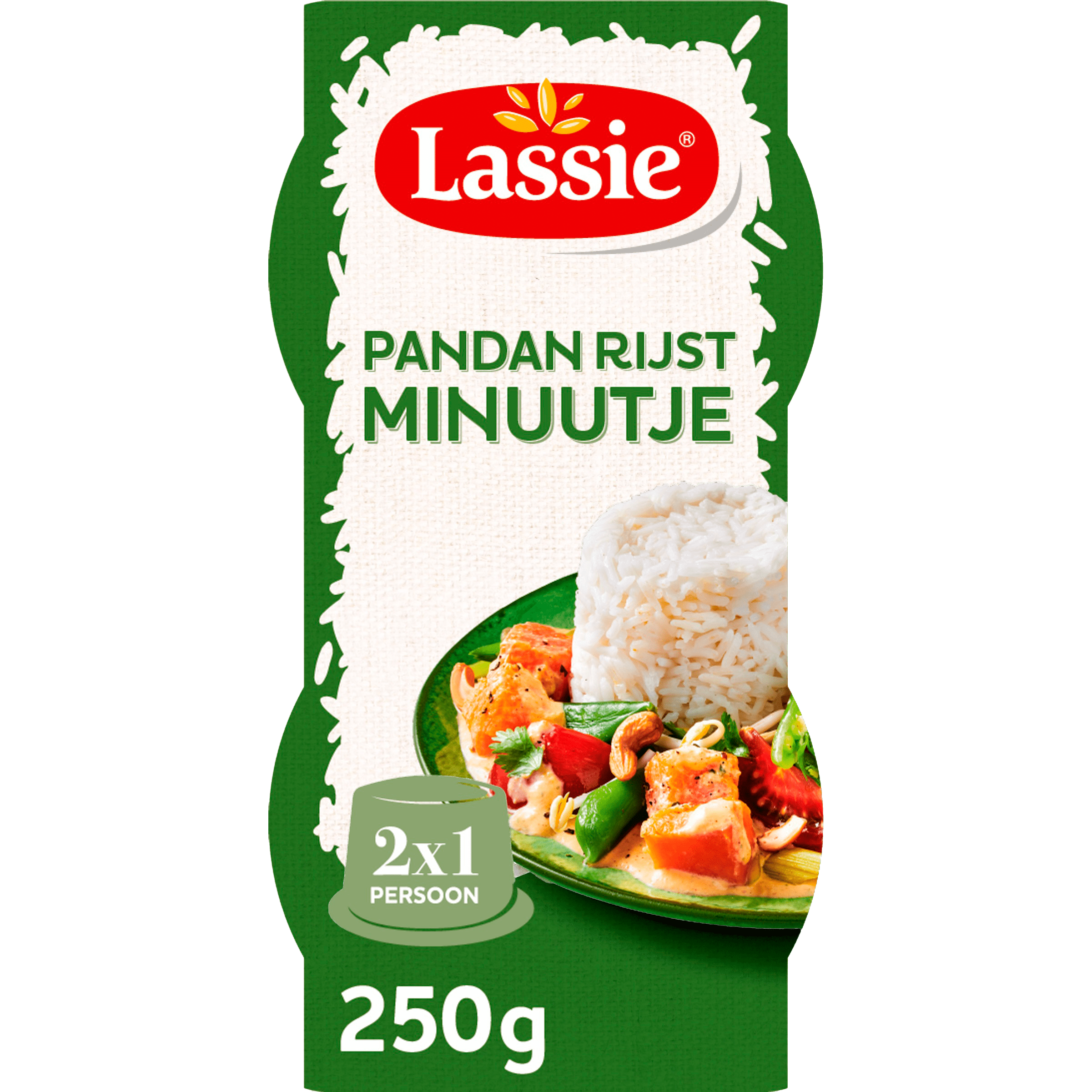 Lassie Minuutje Pandan 2st Doos 250 g