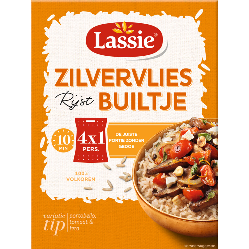 Lassie Zilvervliesrijst builtje