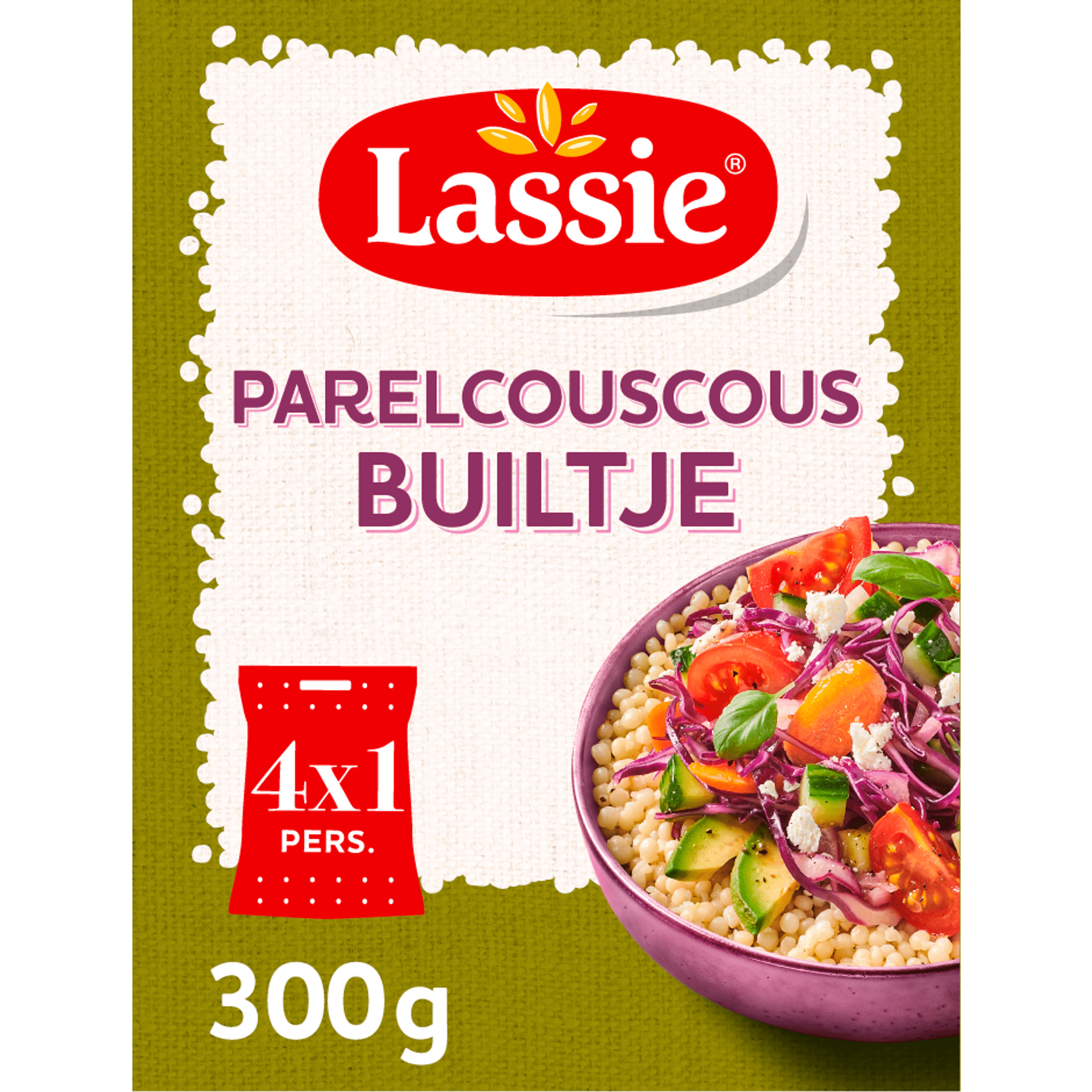 Lassie Parelcouscous builtjes Pak 300 g