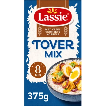 Lassie Witte Tover rijst extra vezels mix 375 g