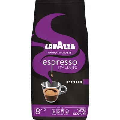 Lavazza Espresso Italiano cremoso koffiebonen Zak 1000 g