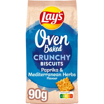 Lay's Oven Baked Biscuits Paprika & Kruiden 90 gr