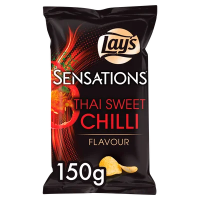 Lays Sensations chips thai sweet chilli Zak 150 g