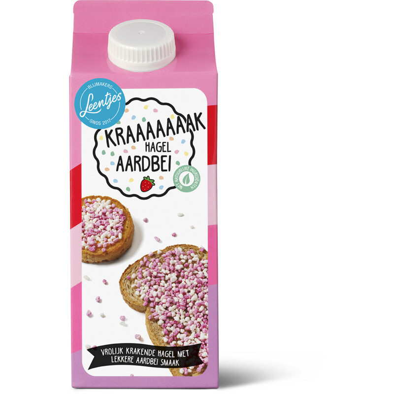 Leentjes Kraaaaaaak hagel aardbei