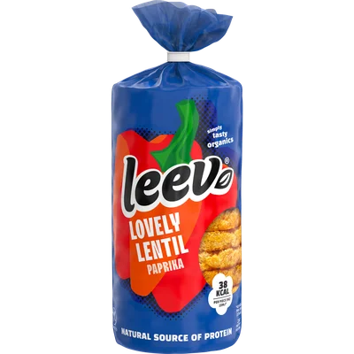 Leev Bio lentil wafels paprika