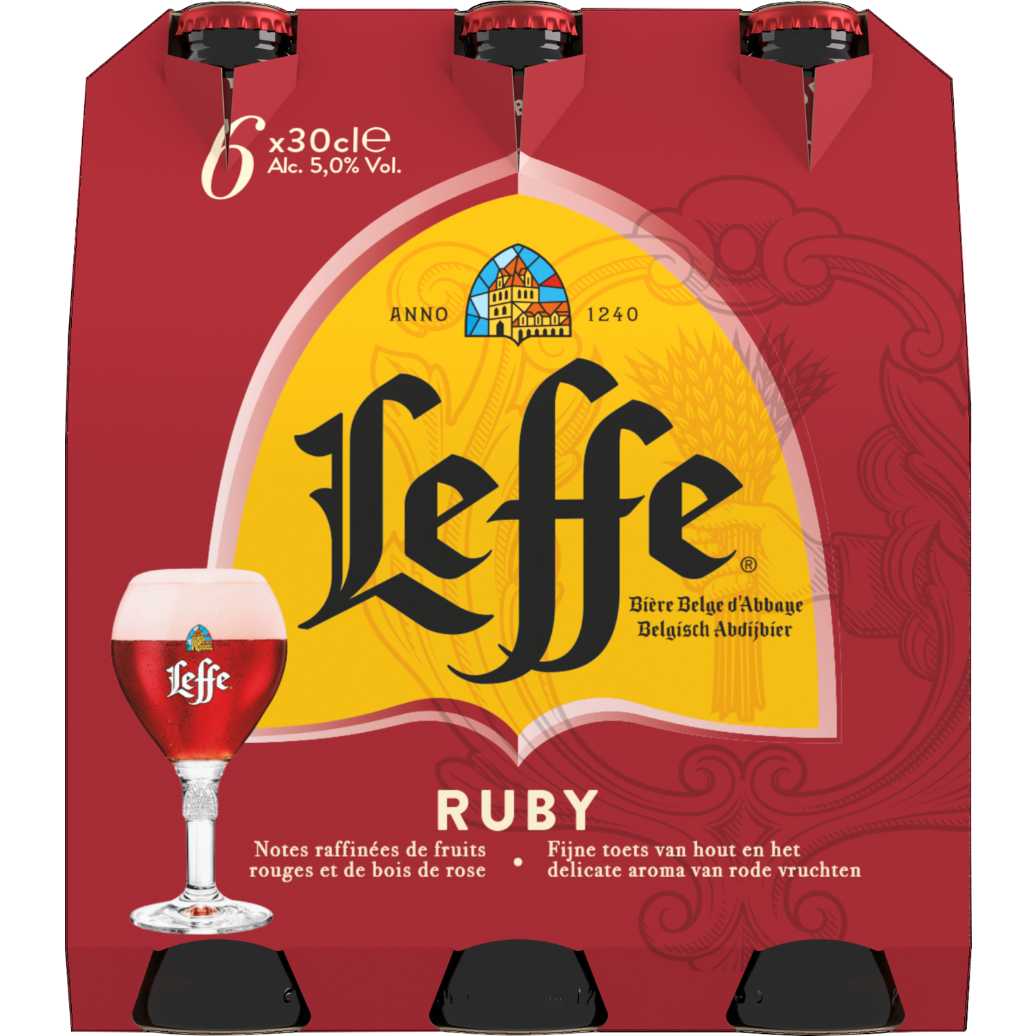 Leffe Ruby belgisch abdijbier 6x300 ml