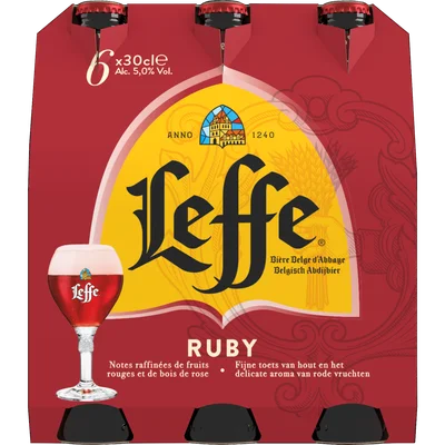 Leffe Ruby belgisch abdijbier 6x300 ml