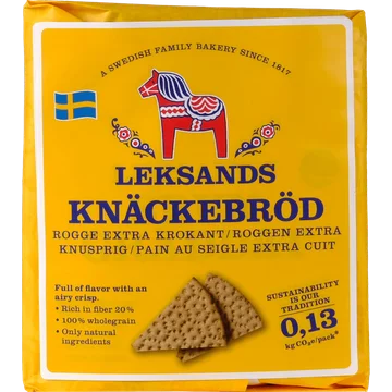 Leksands Knäckebröd Rogge Extra Krokant 200g