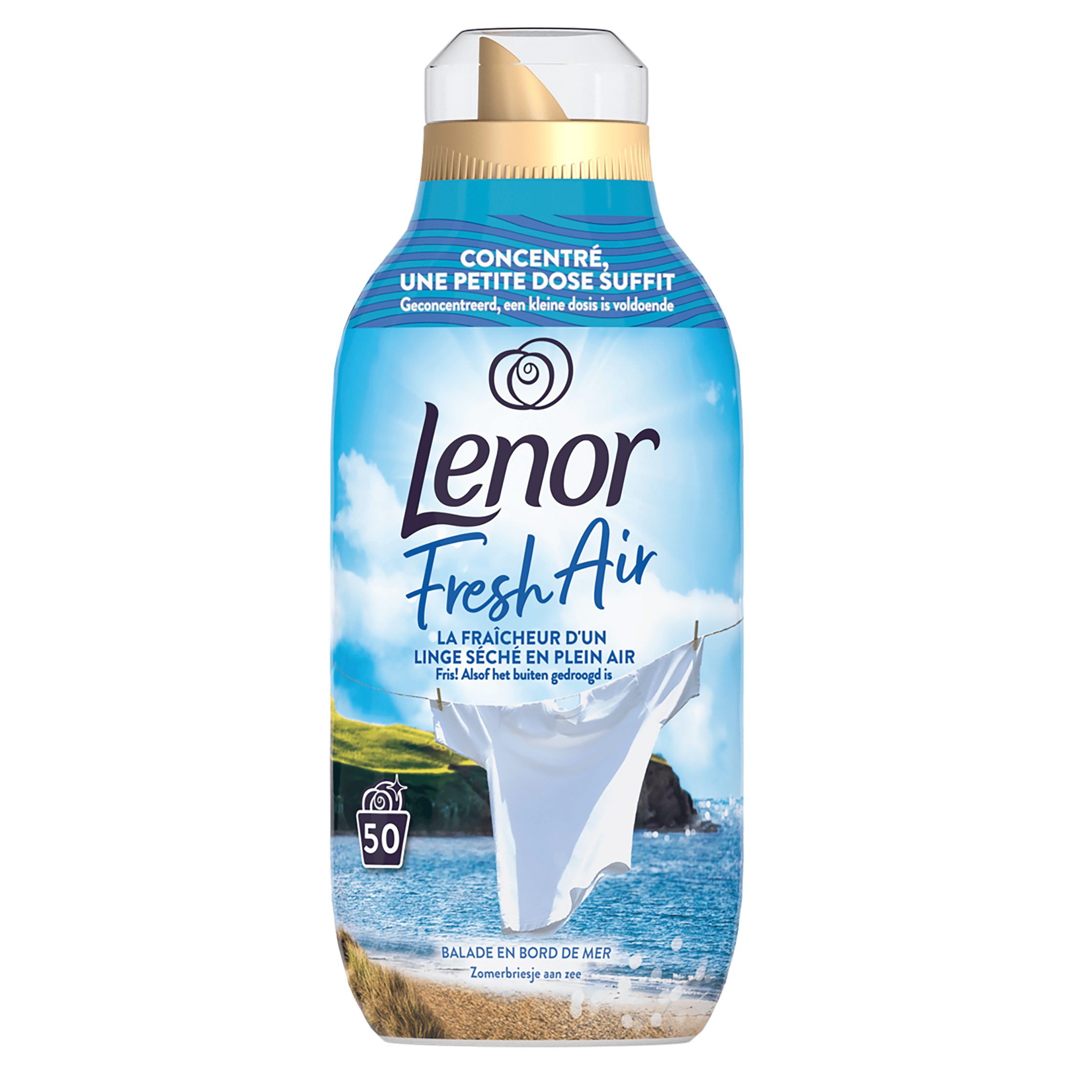 Lenor Fresh Air Wasverz Zomerbr 50sc Fles 700 ml